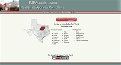 Desktop Screenshot of kjpappraisal.com
